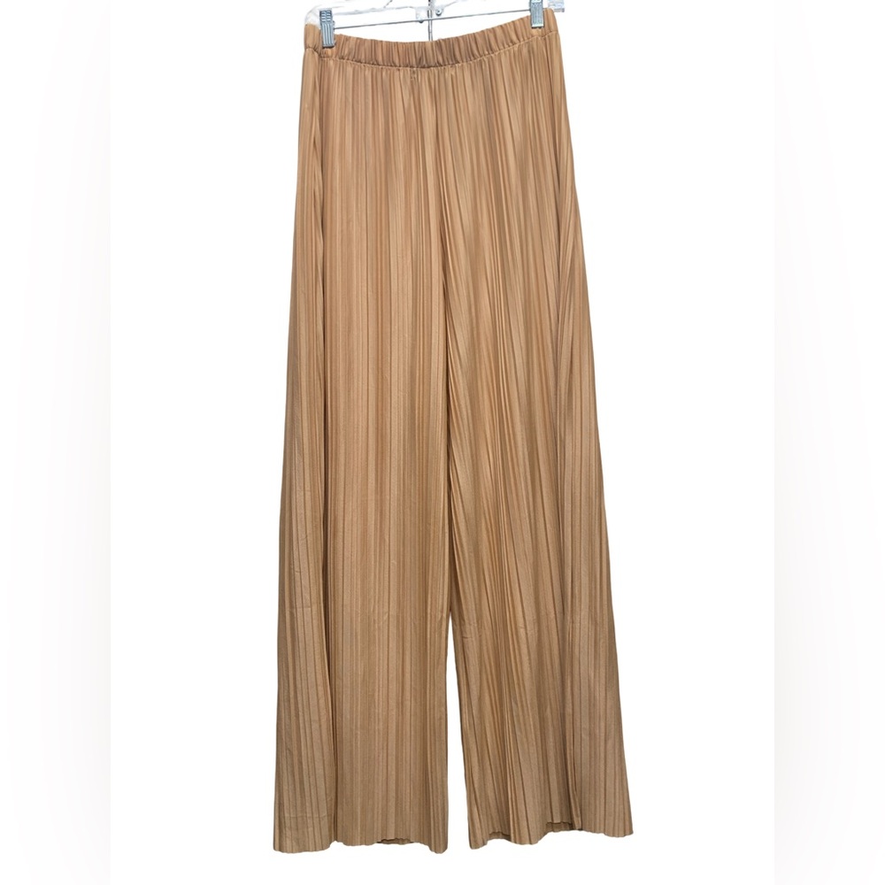 Made By Johnny Gold pleated palazzo pants
